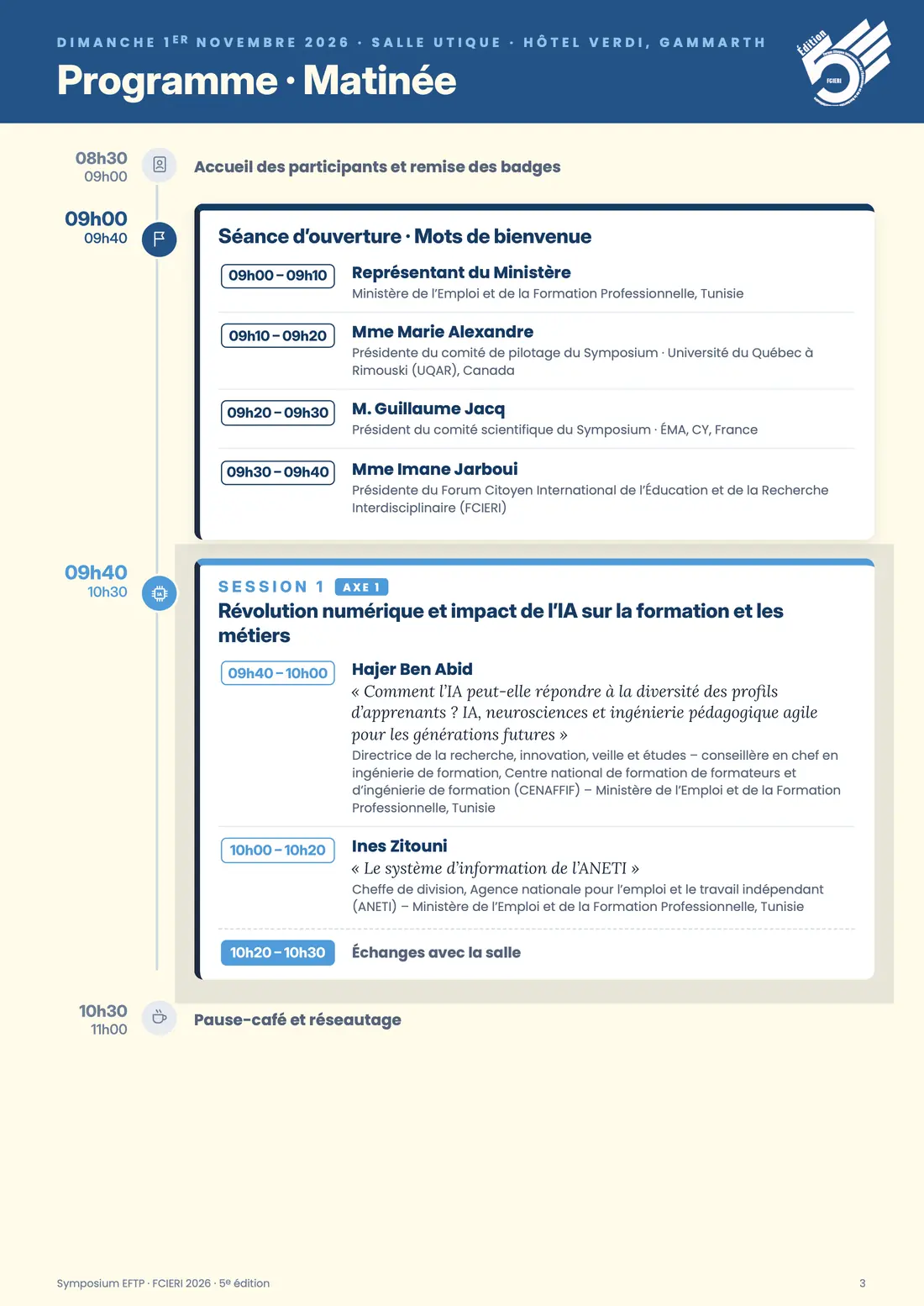 Programme — Symposium EFTP, FCIERI 2026 — page 3 sur 7