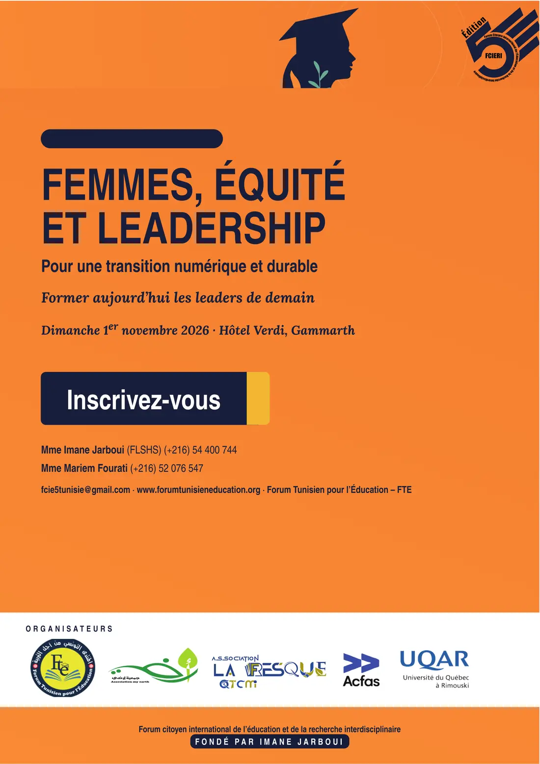 Programme — Symposium international « Femmes, équité et leadership », FCIERI 2026 — page 10 sur 10